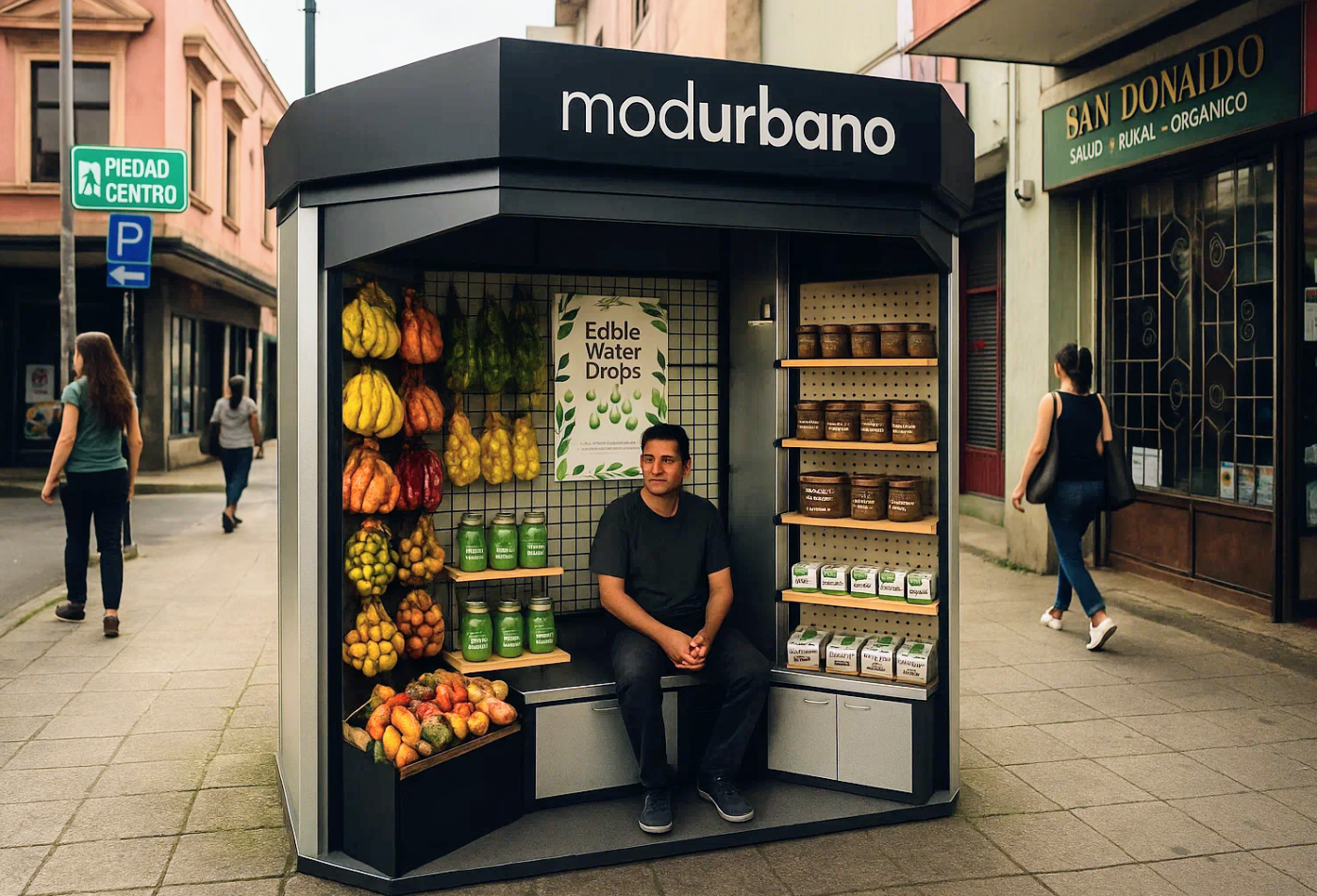 Modurbano urban kiosk design